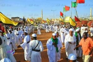 بالصور.. أهالي السودان يحتفلون بالمولد النبوي بـ "مواكب الخيول"