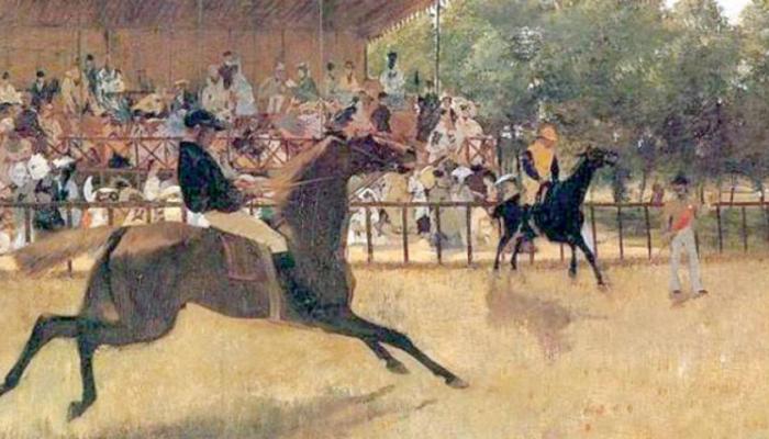 أغلى اللوحات الزيتية عن الخيول في معرض مضمار "شانتيي" الفرنسي