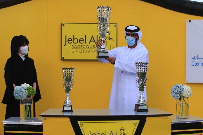 بالصور.. الحصان "المرعب" يحصد جائزة الشوط الثاني من سباق "ند الشبا" الإماراتي.. ومسالي يقتنص الشوط الأول