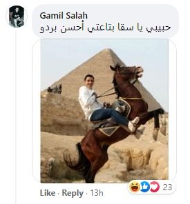 متابعون يداعبون أحمد السقا بصورهم مع الخيول: نفس الشيء لكنكم تحبون السقا