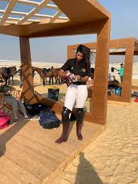 فرح عوض الله: نفرتيتي أول فريق نسائي لرياضة بولو الخيول في مصر