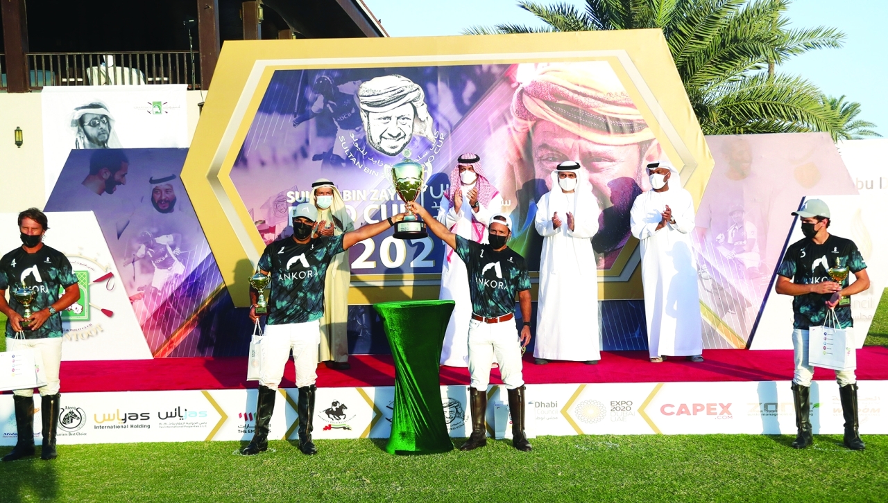 أنكورا بطل المنافسة الختامية ببطولة كأس سلطان بن زايد لبولو الخيول