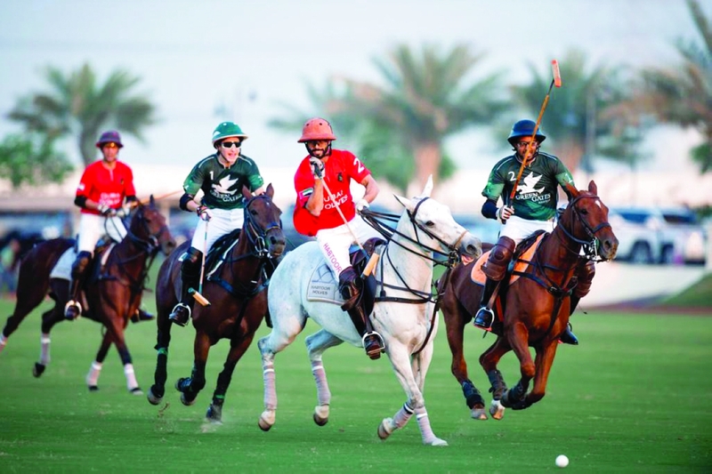 الفارسة "ميثاء" تؤهل فريق "الإمارات" للفوز ببطولة ايفزا الذهبية لبولو الخيول