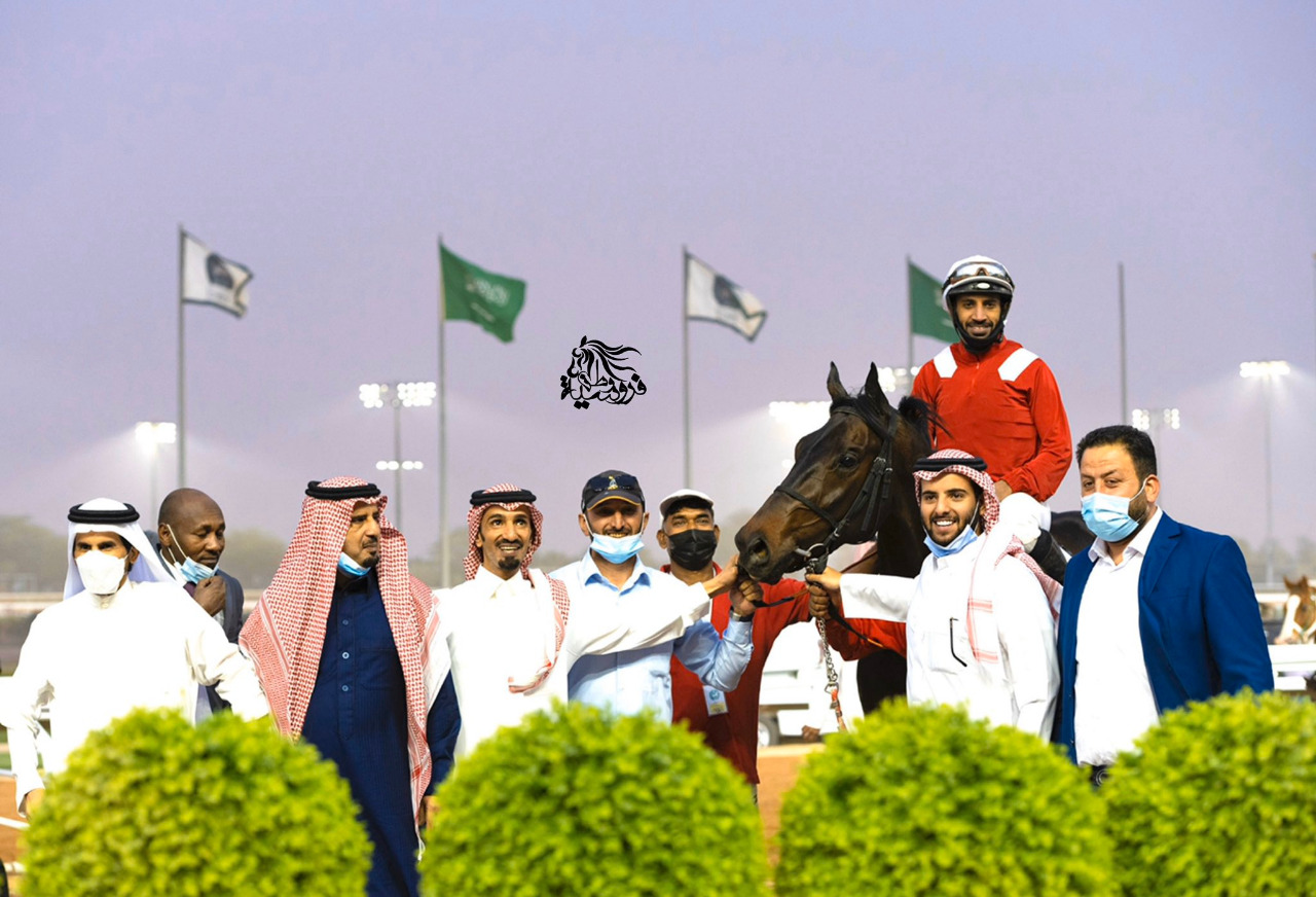 الحصان بن دحيم بطل كأس الهيئة العامة للموانئ بميدان الملك عبدالعزيز