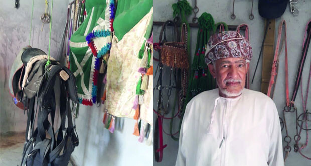 الشيخ الغافري يخصص جناح خاص بمستلزمات الخيل في سلطنة عمان