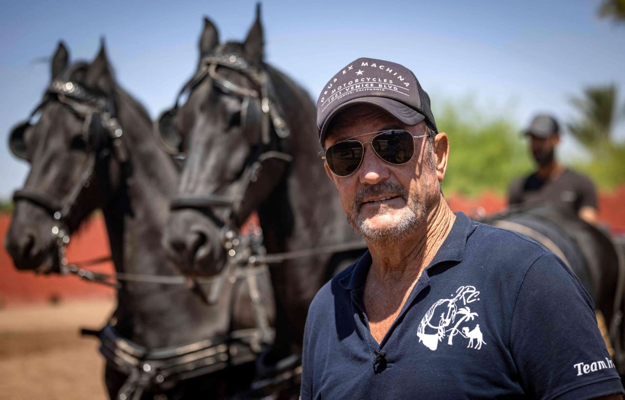 بالصور.. مروض الخيول العالمية جويل بروست يستعد لتصميم مشاهد سينمائية في المغرب