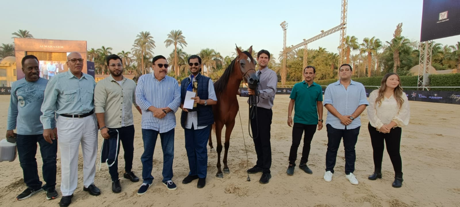المهرة نواف النايف تفوز بالمركز الأول في بطولة مراسم رباب للخيول العربية المصرية الأصيلة