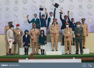 فيصل أبا الخيل يحصد كأس  وزارة الدفاع لقفز الحواجز بالسعودية