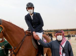الفارس عبدالله الراجحي يفوز بكأس وزارة الرياضة السعودي لقفز الحواجز