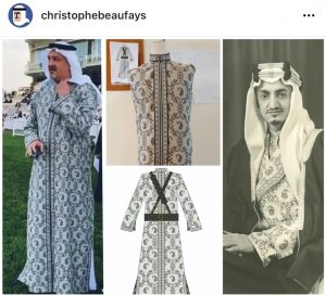 الأمير بندر بن خالد الفيصل يظهر بزي الملك فيصل في كأس السعودية