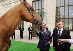 الخيل أبرز هدايا بوتين من وإلى زعماء العالم