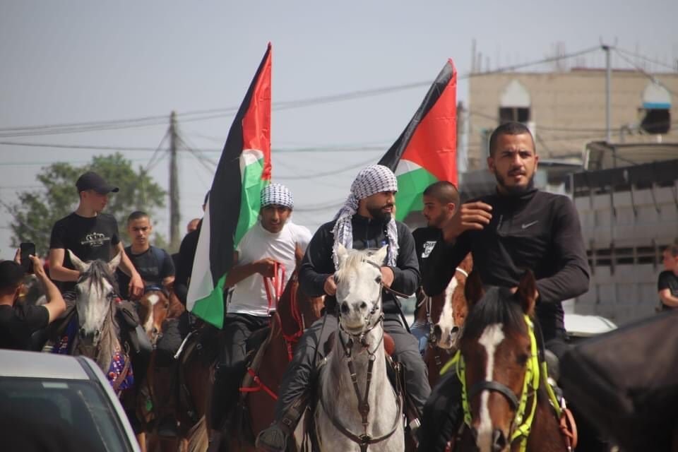 بالصور.. مسيرة خيول بفلسطين لإحياء ذكرى يوم الأرض